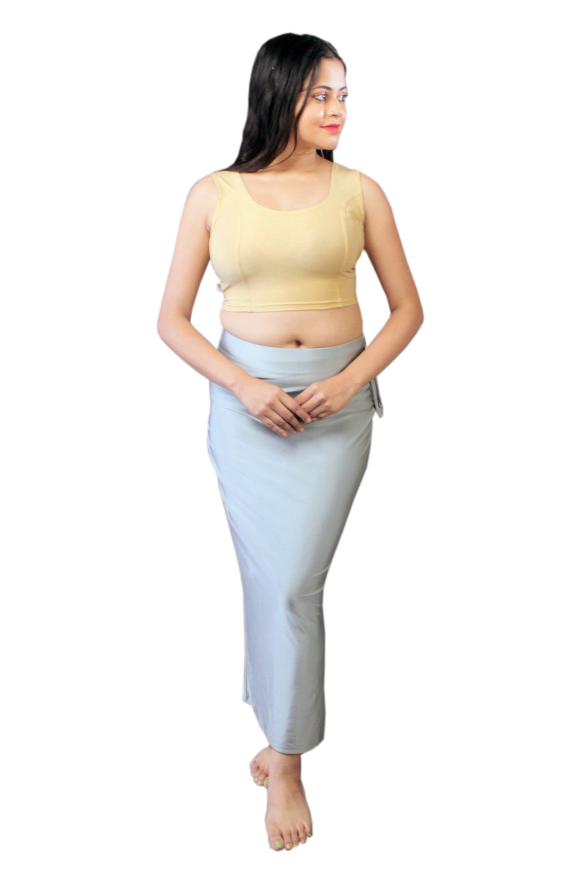 Abhi Women Satin Shapewear for Women – Soft Stretchable Fabric|Side Tie-Up|Comfortable Beachwear, Resort, and Casual Shapewear
